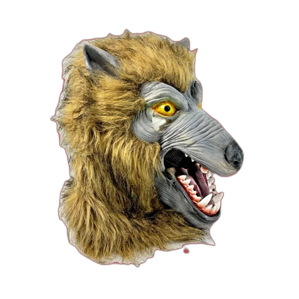 Suit Yourself Halloween Werewolf Hairy Rubber Full Head Mask